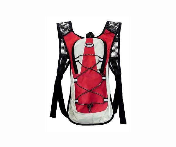 Mochila De Hidratação Rontek Confort Vermelha - Reservatório 2L