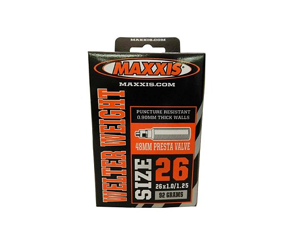 Camara Maxxis 26x1.0/1,25 Vpresta 48mm Preto