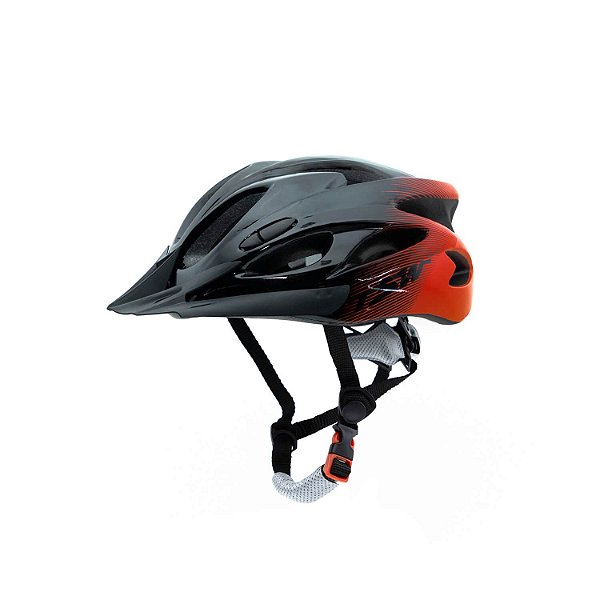 Capacete TSW MTB  Raptor II led PTVM C/Viseira Medio