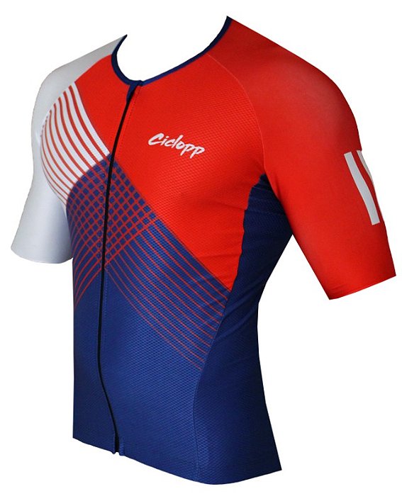 Camisa Ciclopp Chess Masculina - Vermelho - P