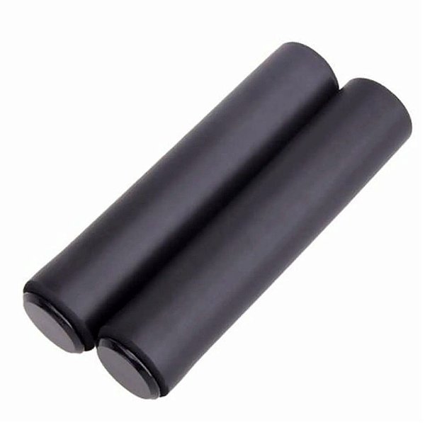 Manopla MTB Silicone CXR Preta C/Ponta