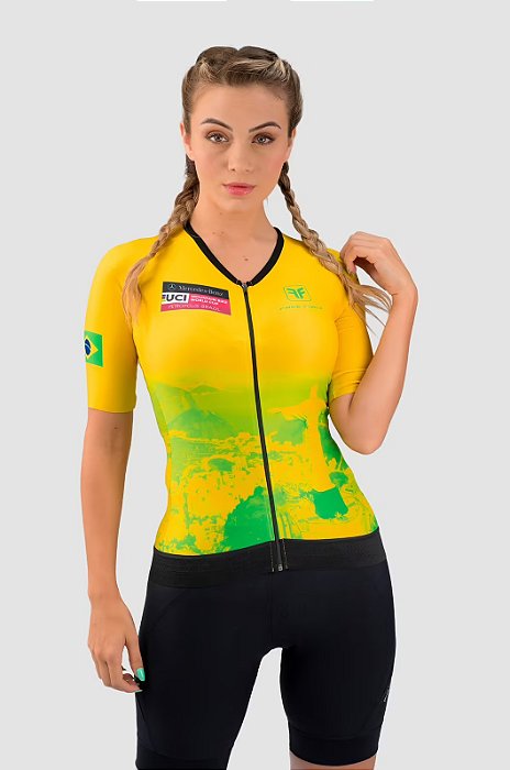 Camisa Feminino Aero Pro Free Force Amarelo Tam P