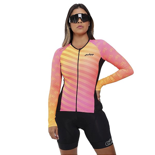 Camisa Ciclopp Ibiza Feminina Mgl - Laranja Tam P