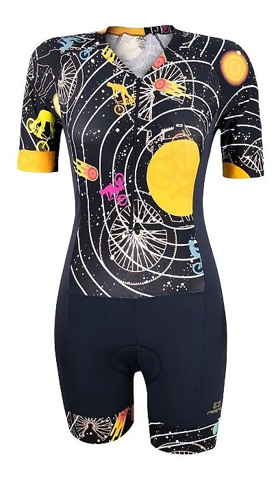 Macaquinho Fem Marcio May Slim Fit Intergalatic Tour Tam P