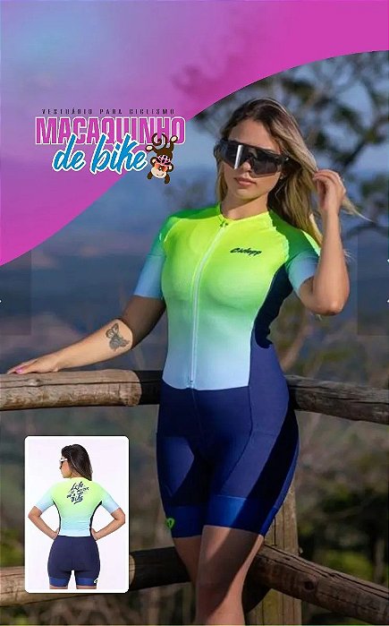 Macaquinho Ciclopp Laguna Azul Tam G