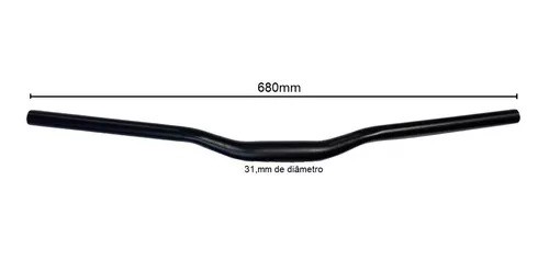 Guidao Titan Al Curvo Pto 680mm X 31,8 Xx7