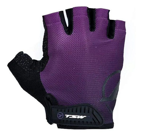 Luva Tsw Mtb Ciclista Dm Flex Violeta M