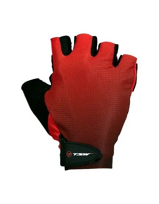 Luva Tsw Mtb Ciclista Dm Dual Vermelha G