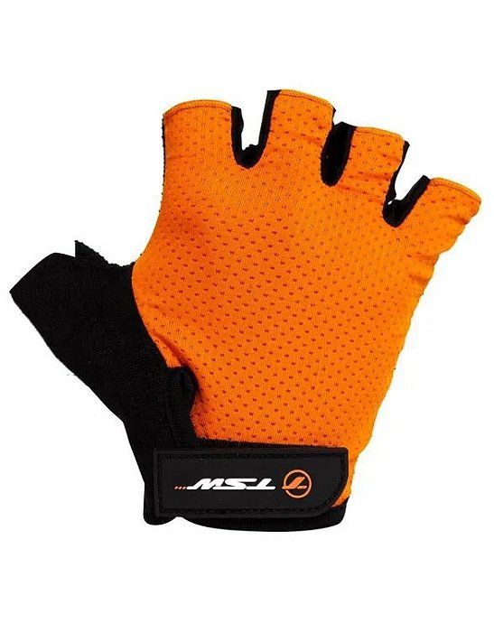 Luva Tsw Mtb Ciclista Dm Combat Laranja G