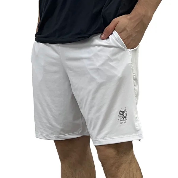 Bermuda Jimp Dry Branco com Grafite Tamanho:GG