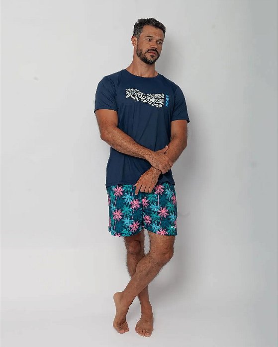 Camiseta Dry Cool Flow Marinho Tamanho:P