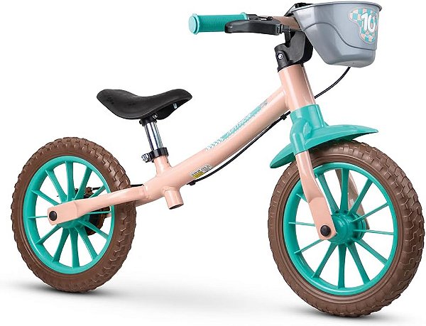 Bicicleta Nathor Aro 12 Balance Bike Love S/Pedal