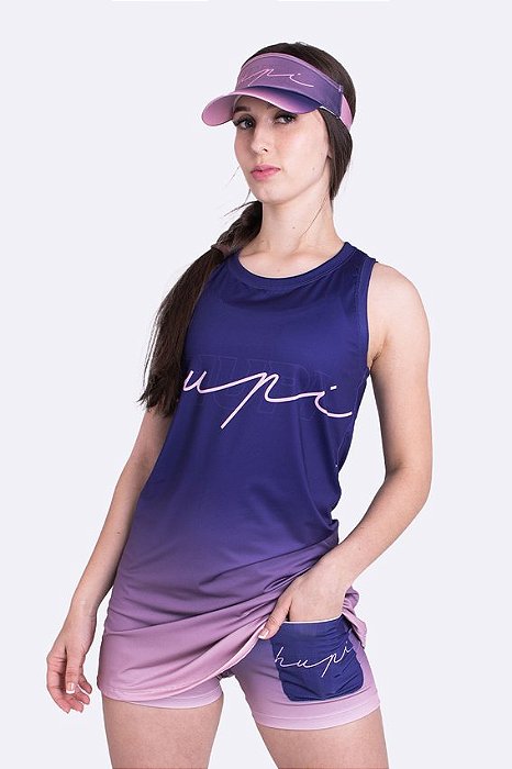 Vestido Beach Tennis Com Shorts Poliéster HUPI Pena M