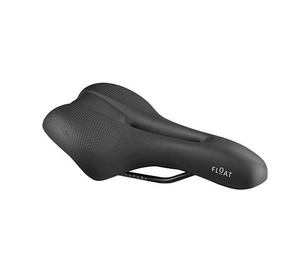 Selim Float Athletic Preto Com Textura Sem Carrinho Com Blister