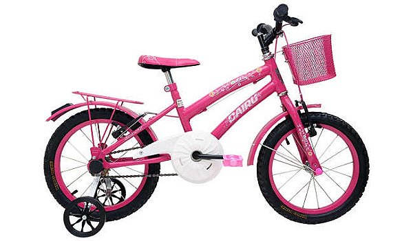 Bicicleta Infantil Aro 16 Feminina Flower Rosa