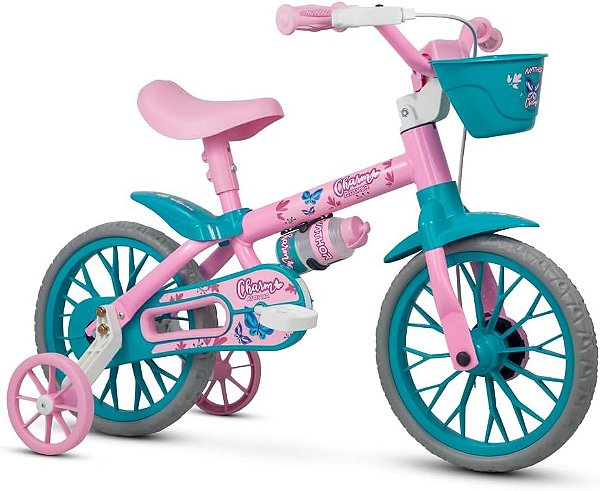 Bicicleta Nathor 12 Fem Charm Rosa