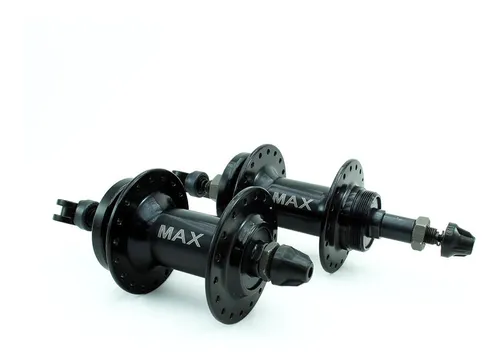 Par De Cubos Max Sf-b07 Alumínio Preto 36f Disco 6 Parafusos