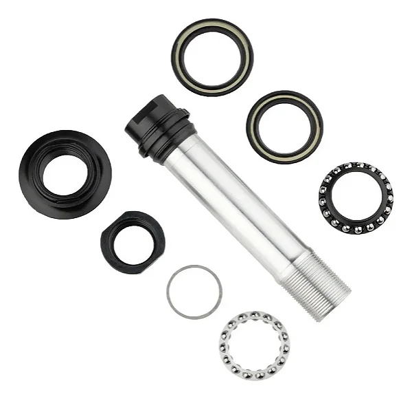 Eixo Completo Shimano Para Cubo Dianteiro Hb-mt400 Prata