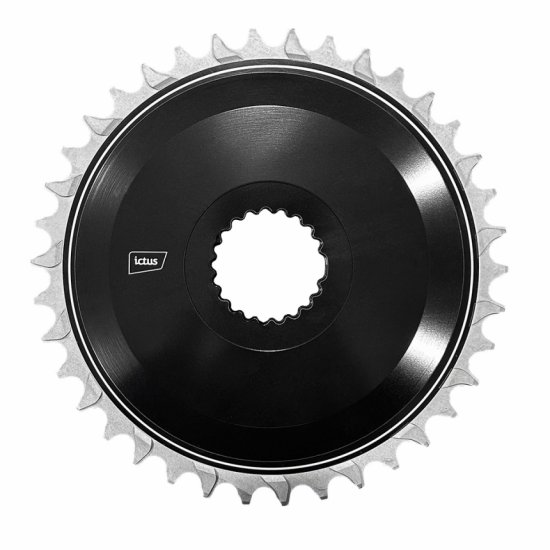 Coroa Ictus Direct SH 3MM AERO 38T BLACK (Compativel Shimano)