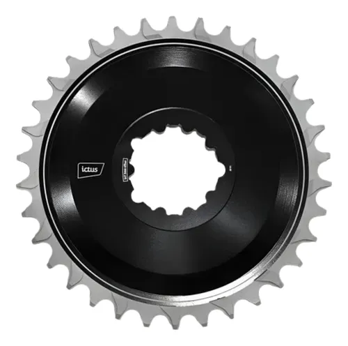 Coroa Ictus Direct 3MM AERO 38T BLACK (Compativel Sram 3 parafusos)