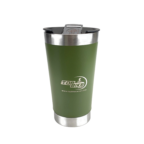 Copo Com Tampa 473ml Verde
