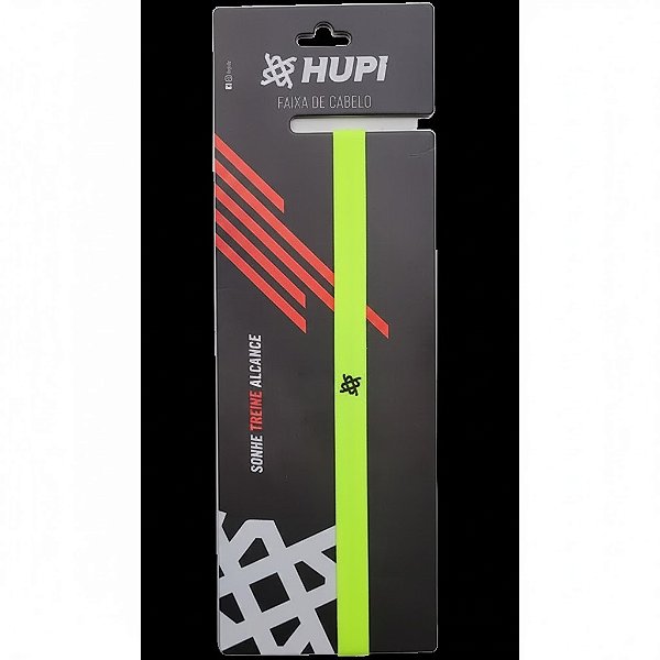 Faixa de Cabelo Siliconada HUPI Amarelo