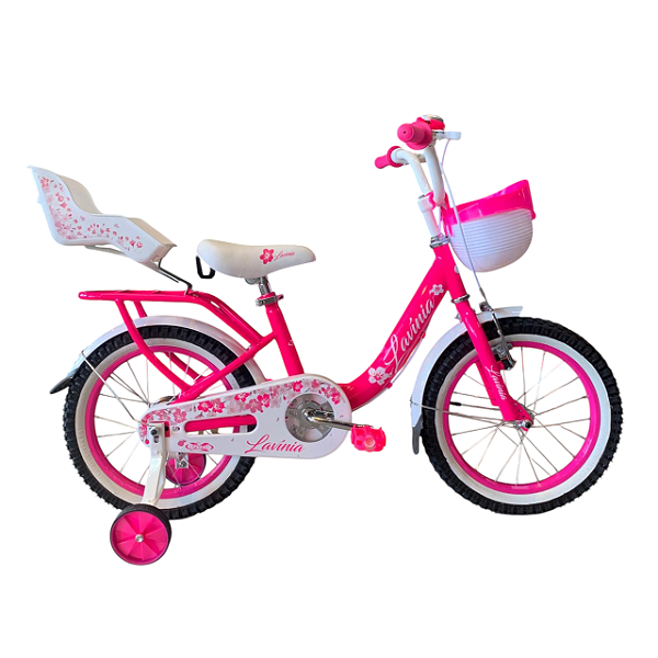 Bicicleta Aro 16 Aço Pro-X Lavinia Rosa