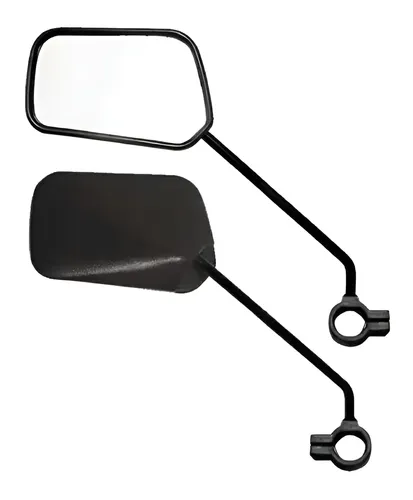 Retrovisor Plast Retang H.Longa Pto