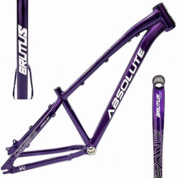 Quadro 26 Alumínio DJ Absolute Brutus Pro Roxo/Branco