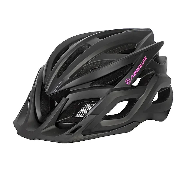 Capacete Feminino Bike Absolute Luna Flash Led Usb Integrado Cor Preto