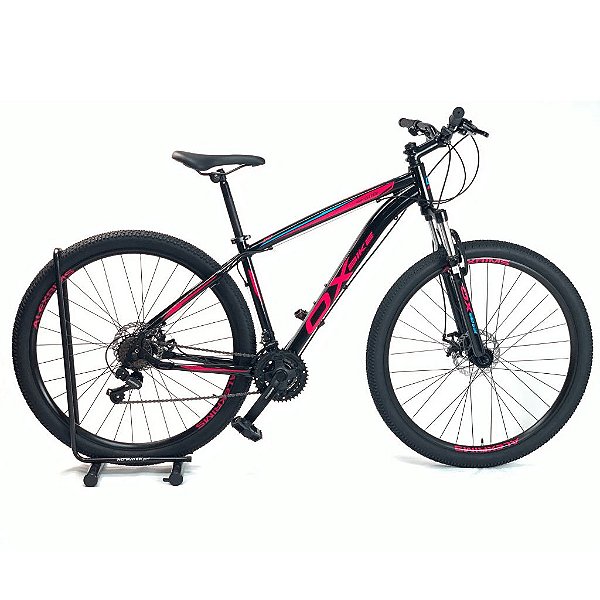 Bicicleta Ox 29 Glide 21v Pto/Rosa/Az Tam 17