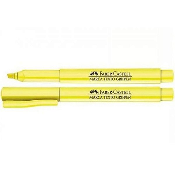 Caneta Marca Texto Amarelo - Faber Castell