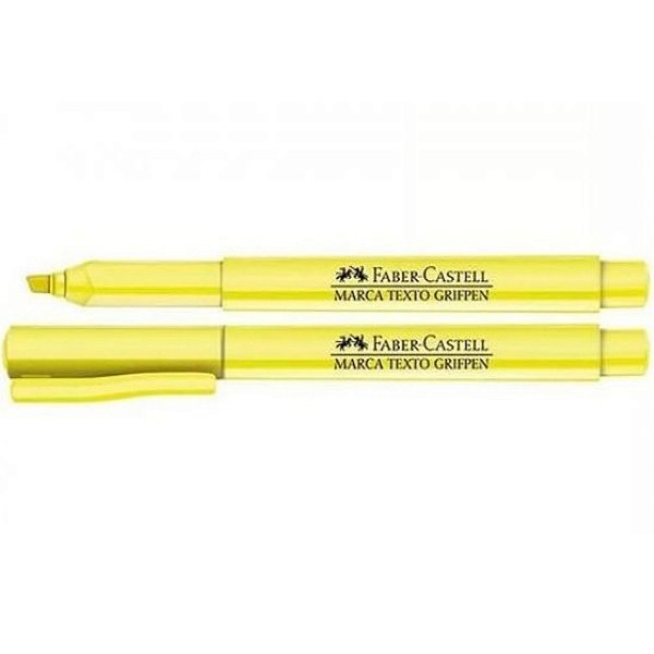 Caneta Marca Texto Amarelo - Faber Castell