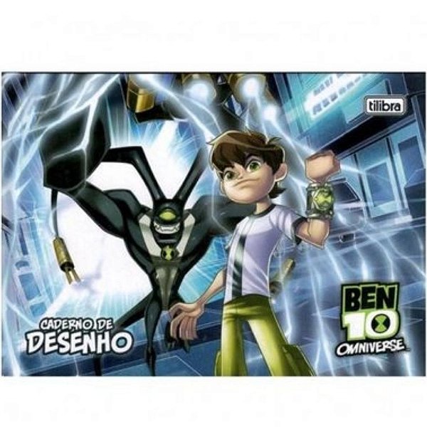 Caderno Brochura De Desenho Ben 10 40 folhas - Tilibra