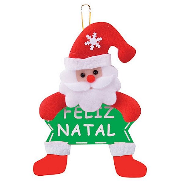 Enfeite Com placa 4 Design - Art Christmas