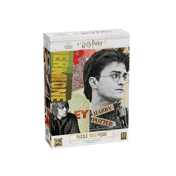 Quebra-Cabeça Cartonado Harry Potter - 1000 Peças