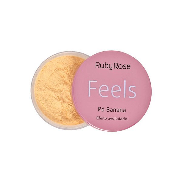 Pó Facial Banana Efeito Aveludado Feels - Ruby Rose
