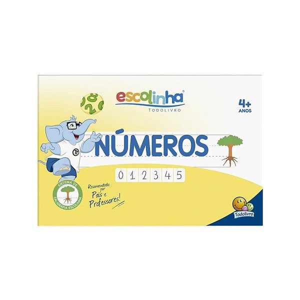 Livro - Caligrafia dos Números - Escolinha Todolivro