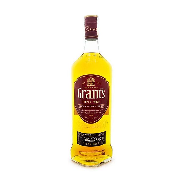 Whisky Grant's Triple Wood Blended Scotch - 1 litro