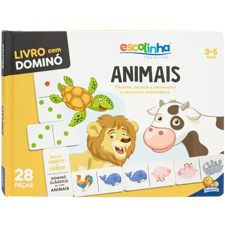 Livro Dominó Dos Animais