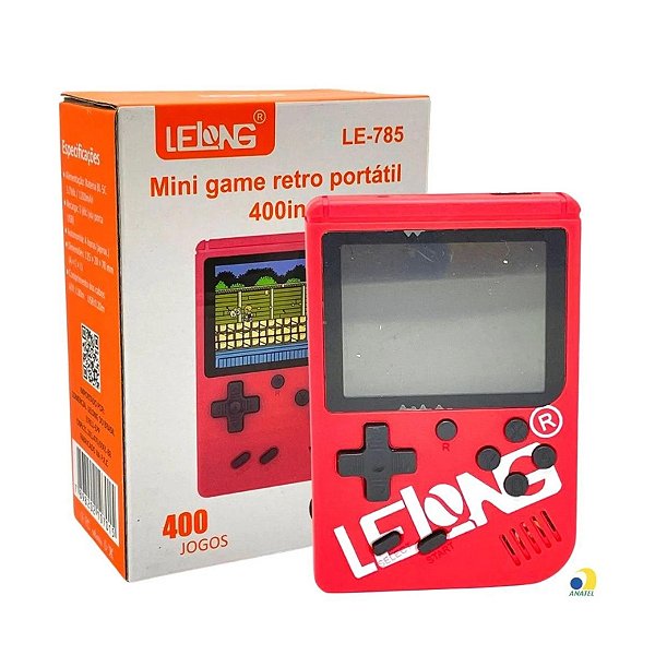 MINI GAME RETRO PORTATIL 400 EM 1 LE-785