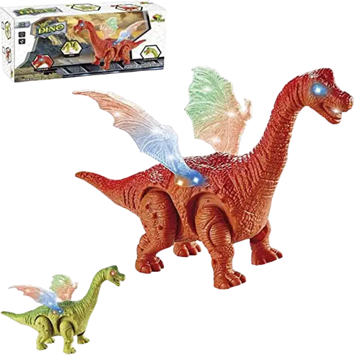 Dinossauro com Asas Brilhantes Luz e Som