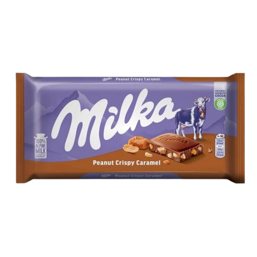 Chocolate Milka Peanut Cripsy Caramel 90g