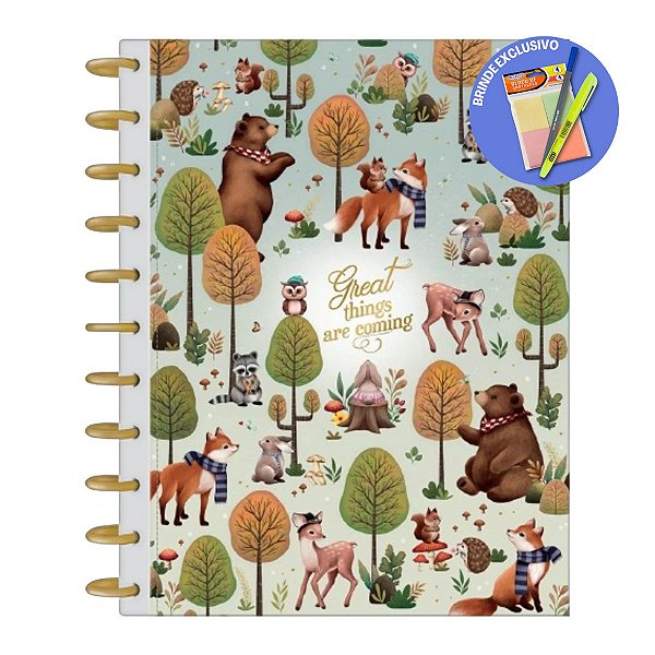 Caderno Universitário Tilidisco 10 Matérias Loveland 160 Folhas - Tilibra