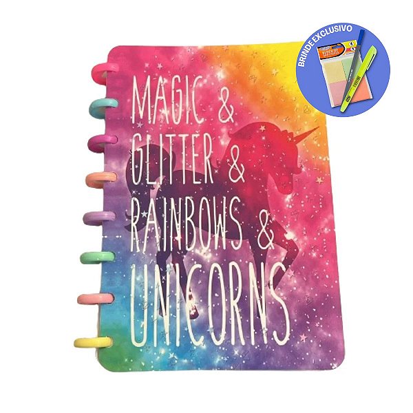 Caderno Pequeno Com Folhas Reposicionáveis