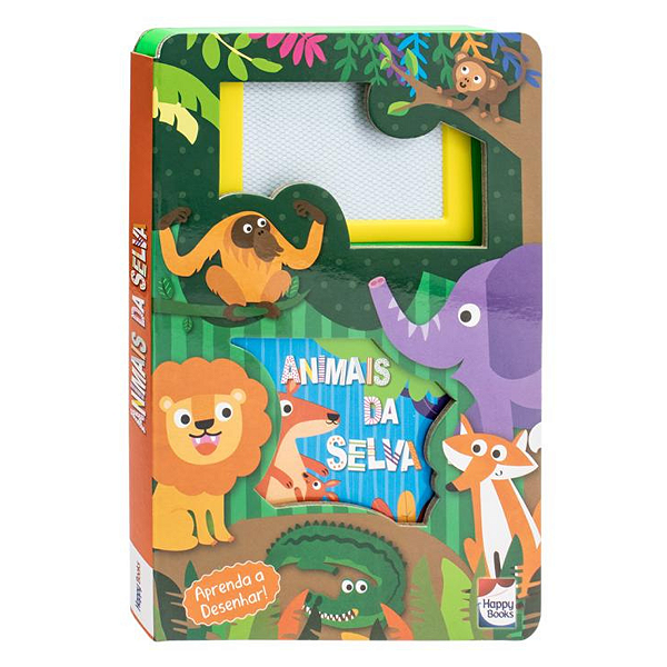 Livro-Lousa Mágica Animais da Selva