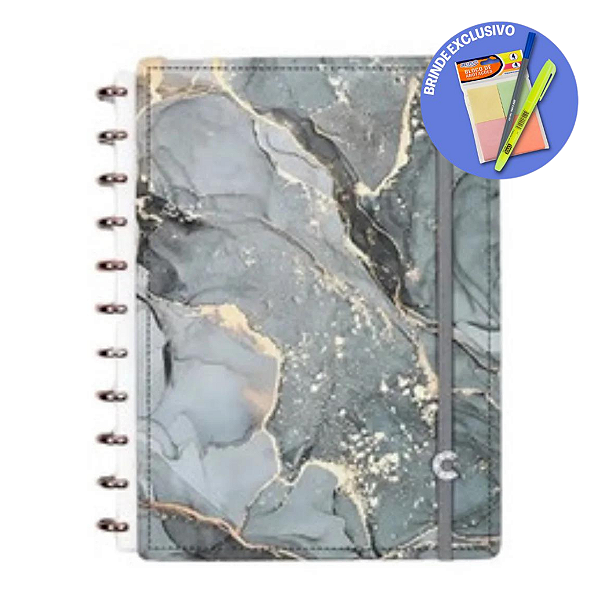 Caderno Inteligente A5 Mármore Onix - Caderno Inteligente