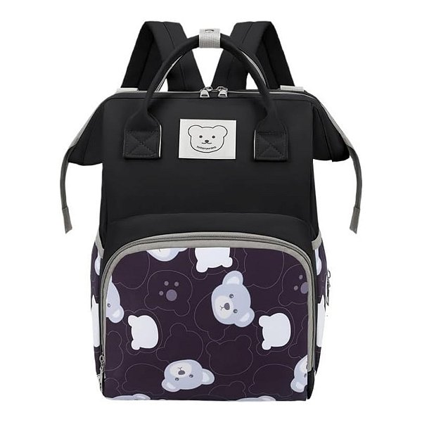 Mochila com Alças/Costas Impermeável Ursinhos