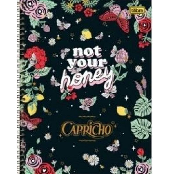 Caderno Espiral Universitário Capricho - 80 folhas - Tilibra