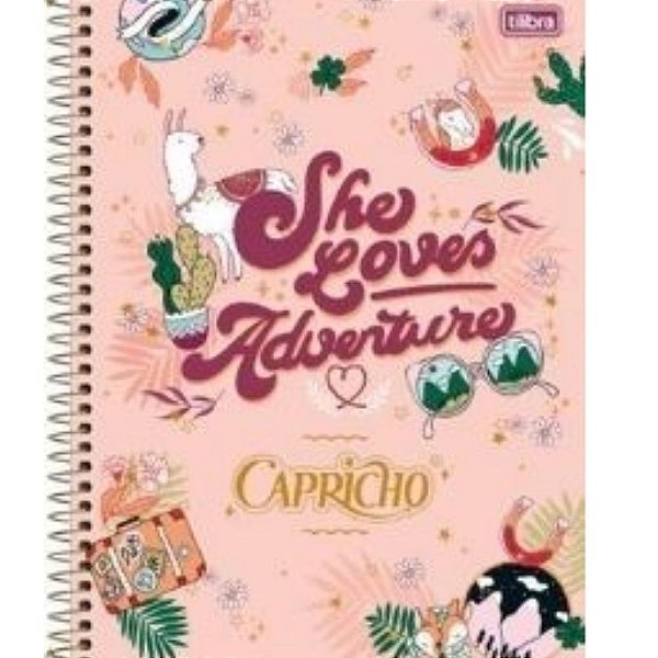 Caderno Universitário Capricho 20 Matérias 320 folhas - Tilibra